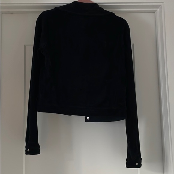 Alexa Chung Velvet Jacket with Silver Buttons - Picture 5 of 5